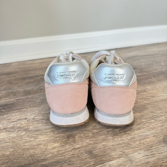 J Crew City Sneakers Leather upper poly lining Extra comfortable footbed - Pink - Picture 5 of 8